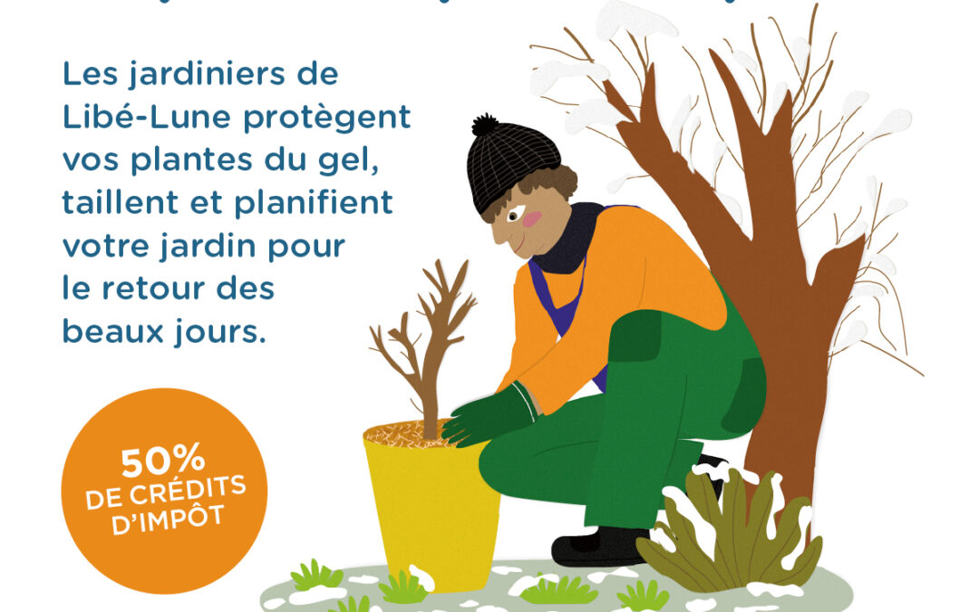 Libé-Lune s&rsquo;occupe de l&rsquo;entretien hivernal de votre jardin